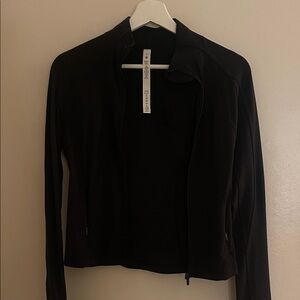 Lululemon Athletica Black Zip-Up Jacket